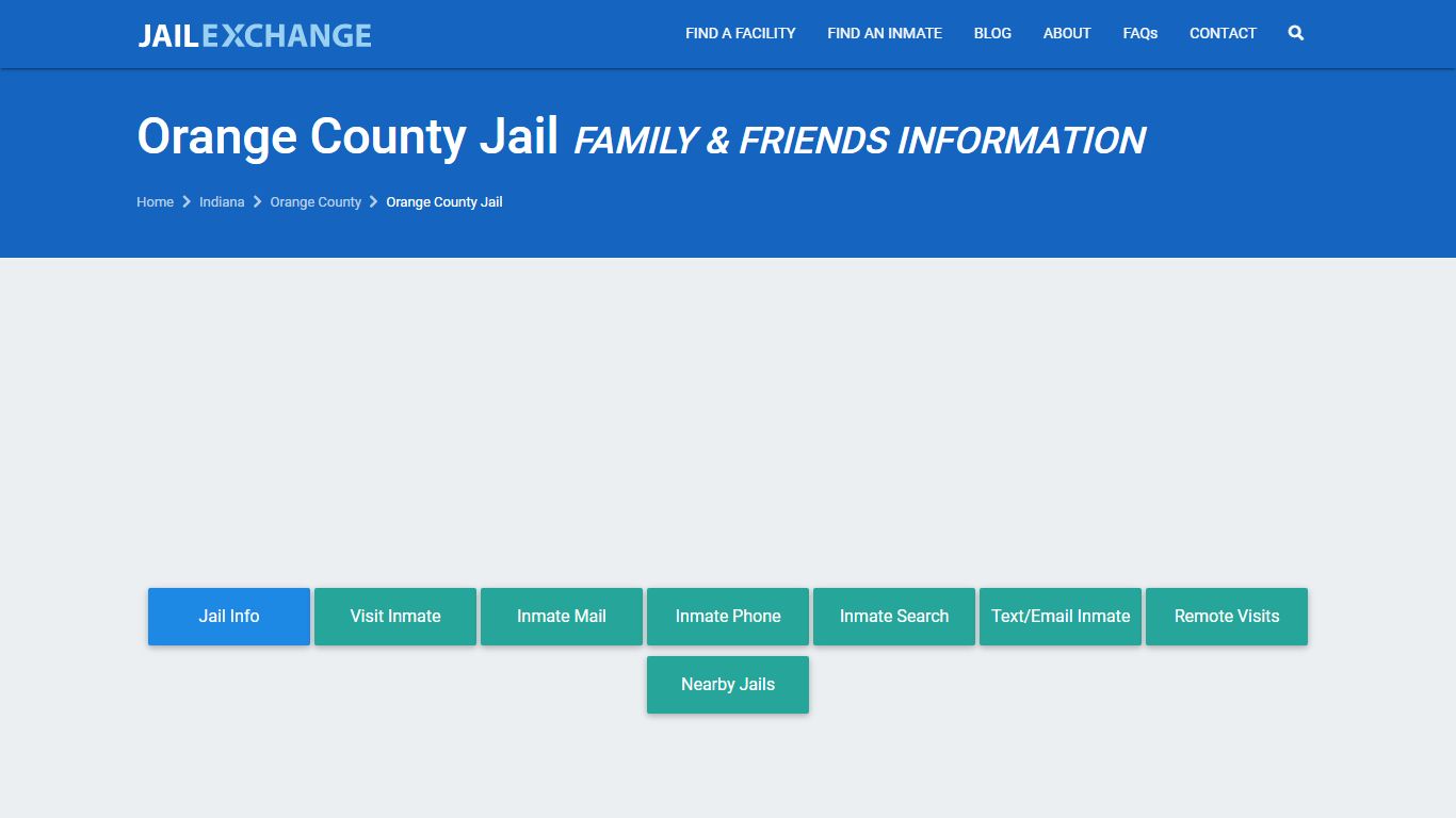 Orange County Jail IN | Booking, Visiting, Calls, Phone